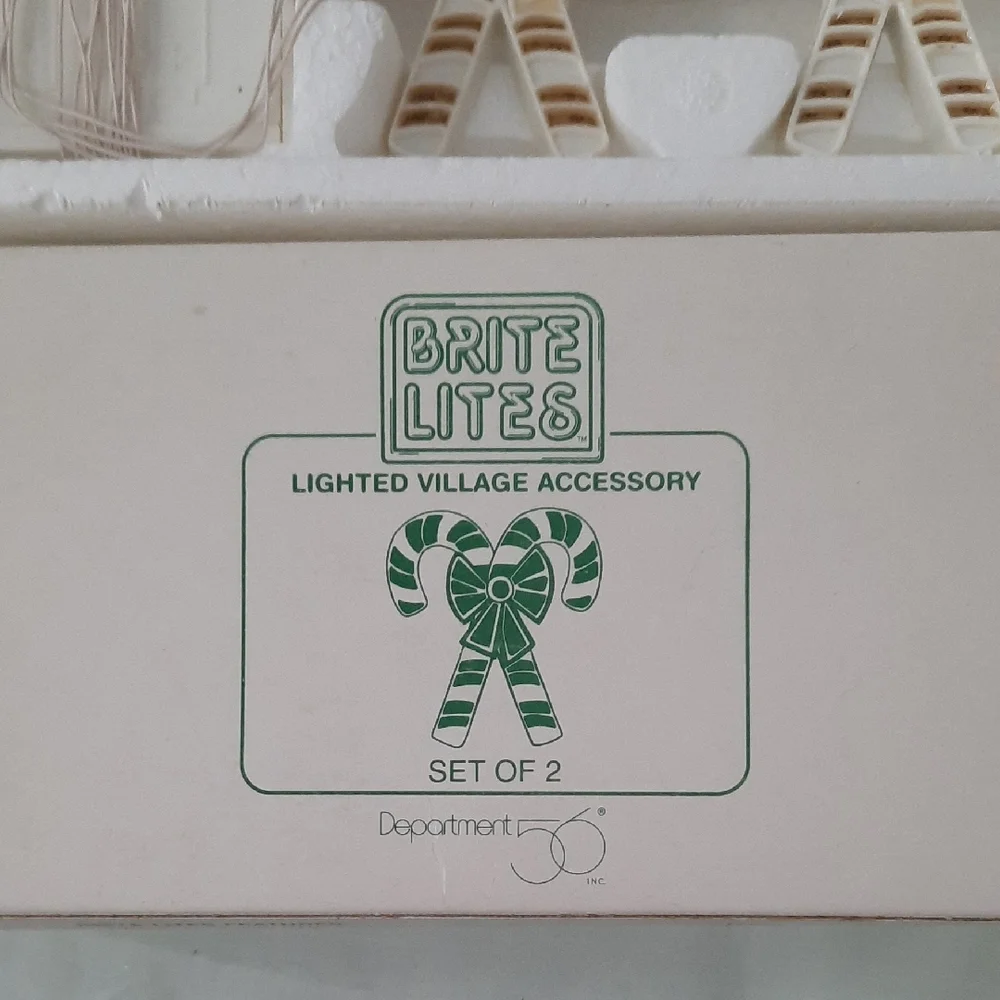 Department 56 Candy Cane Holiday String Lights